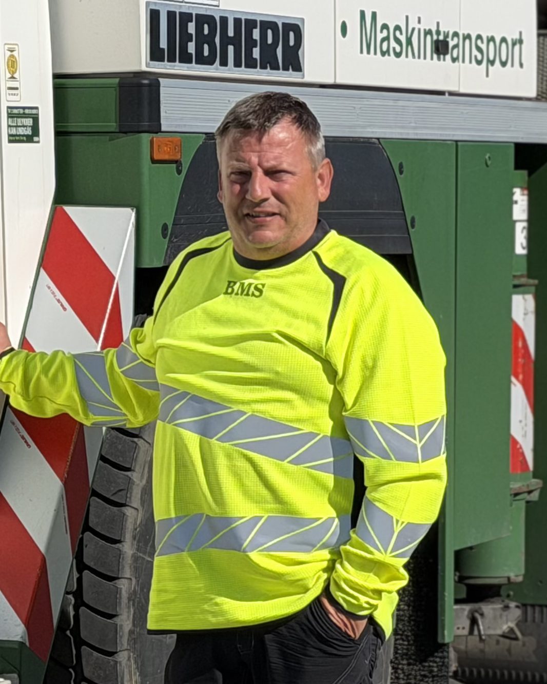Peter Hjerresen, mobilkranfører BMS