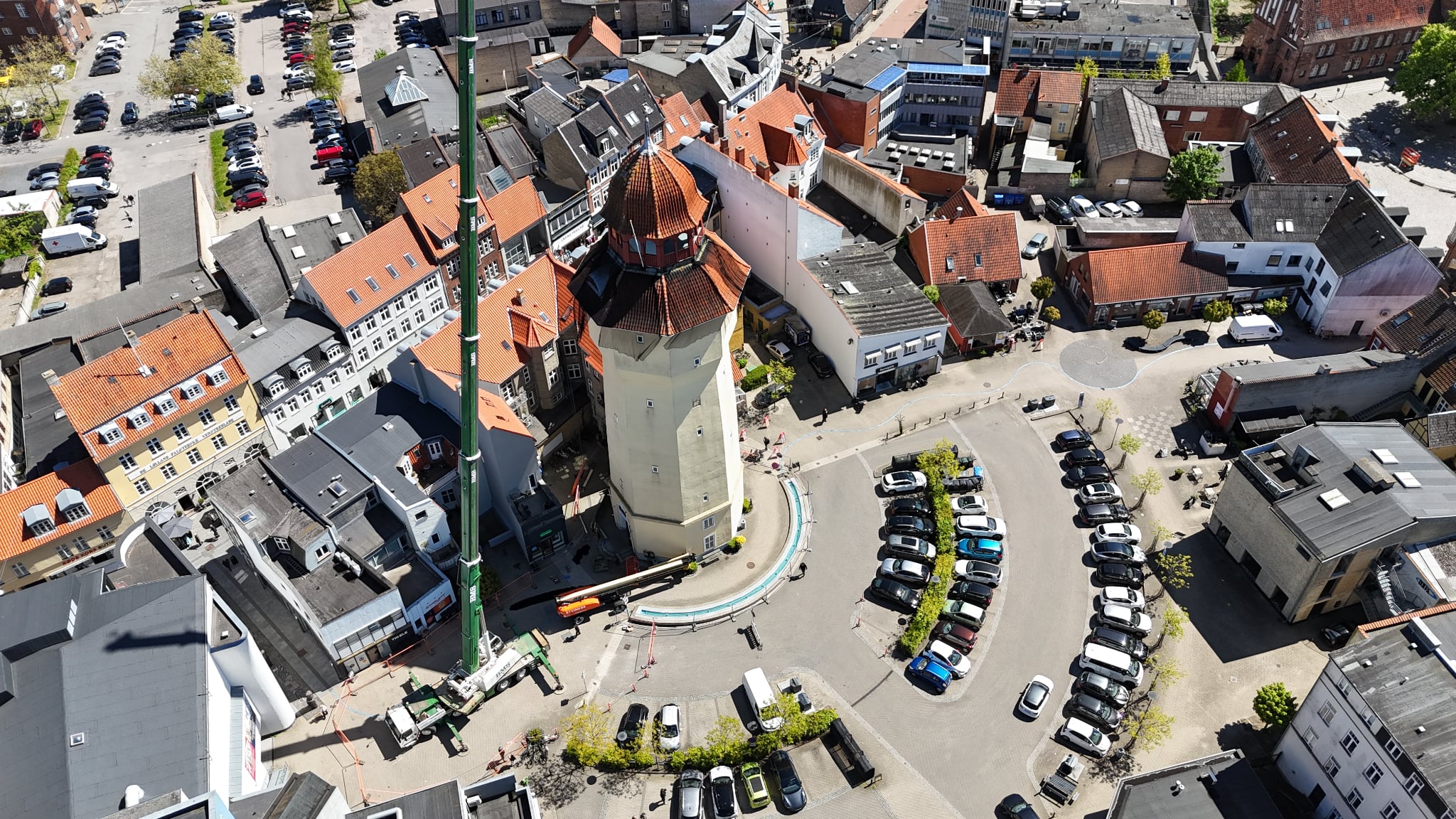 Birdie mobilkran på opgave i Hollands Gård